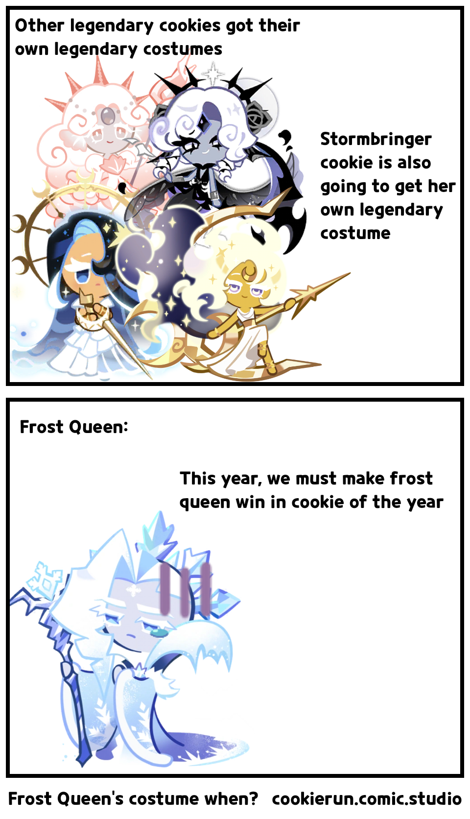 Frost Queen's costume when?