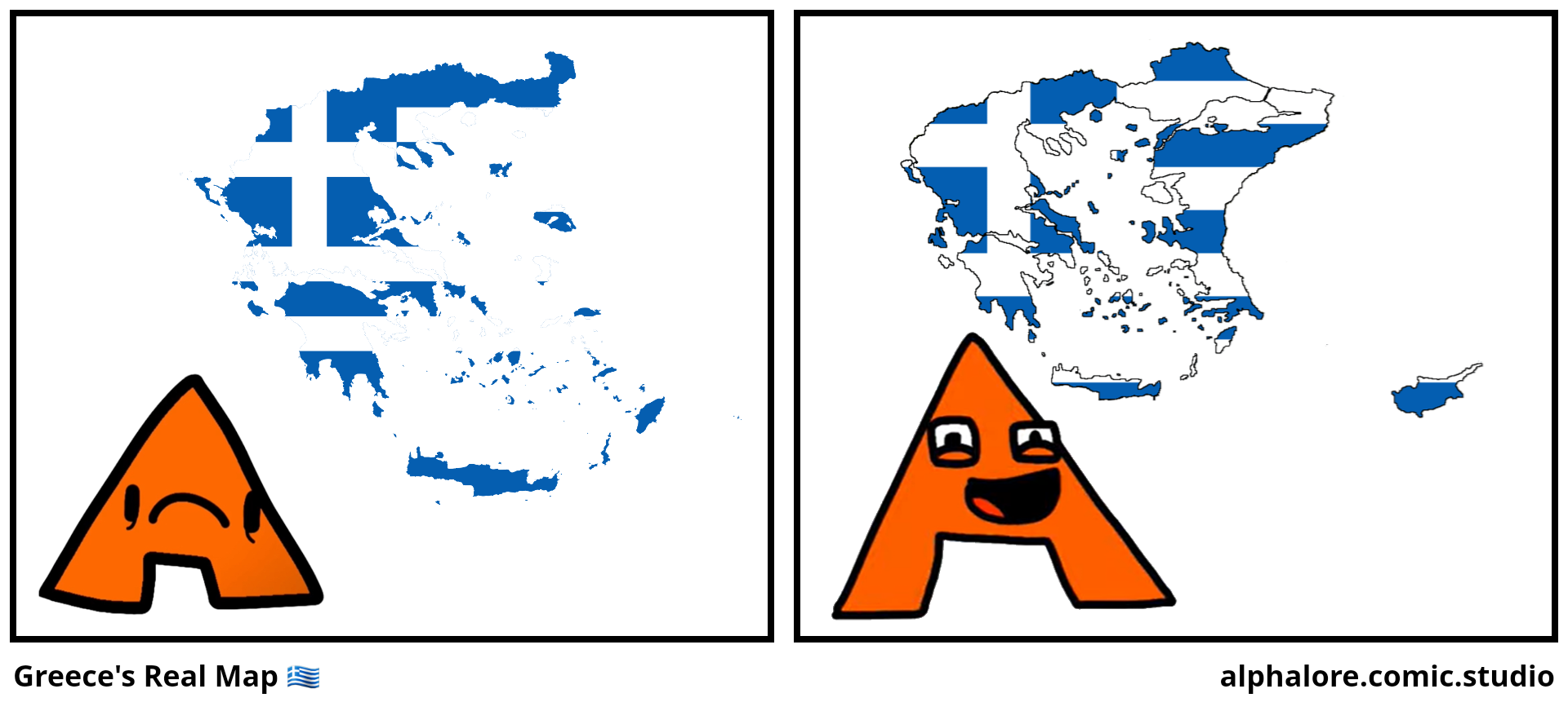 Greece's Real Map 🇬🇷 