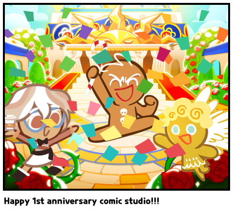 Happy 1st anniversary comic studio!!!