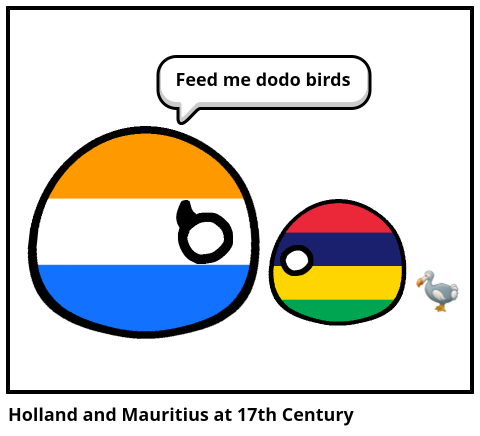 Holland and Mauritius at 17th Century