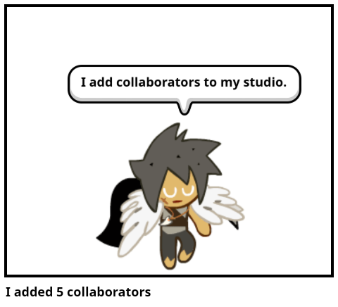 I added 5 collaborators