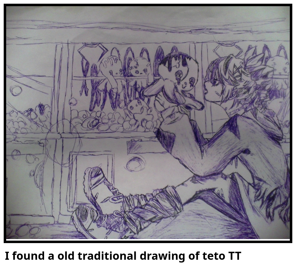I found a old traditional drawing of teto TT