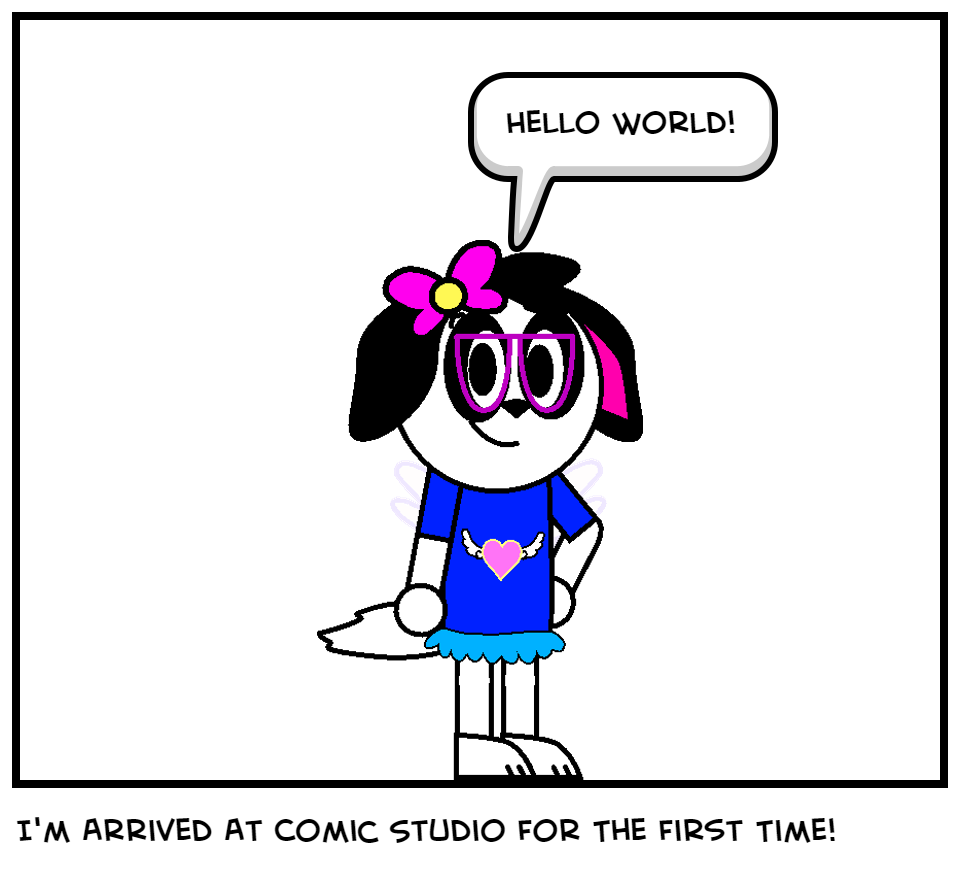 I'm Arrived At Comic Studio For The First Time!