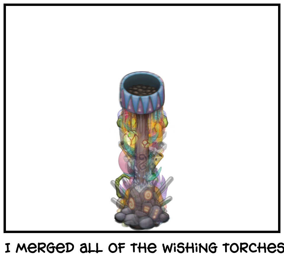 I merged all of the wishing torches...