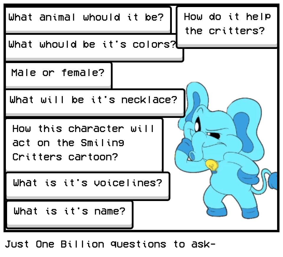 Just One Billion questions to ask-