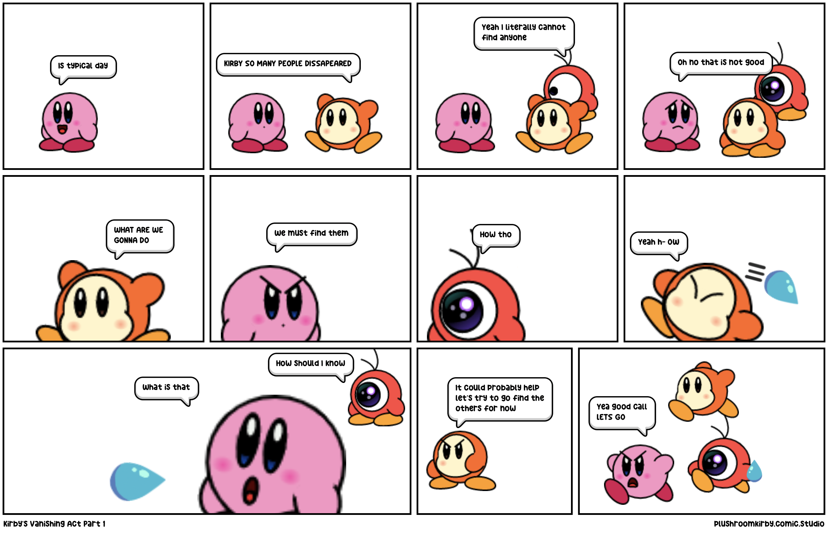 Kirby’s Vanishing Act Part 1