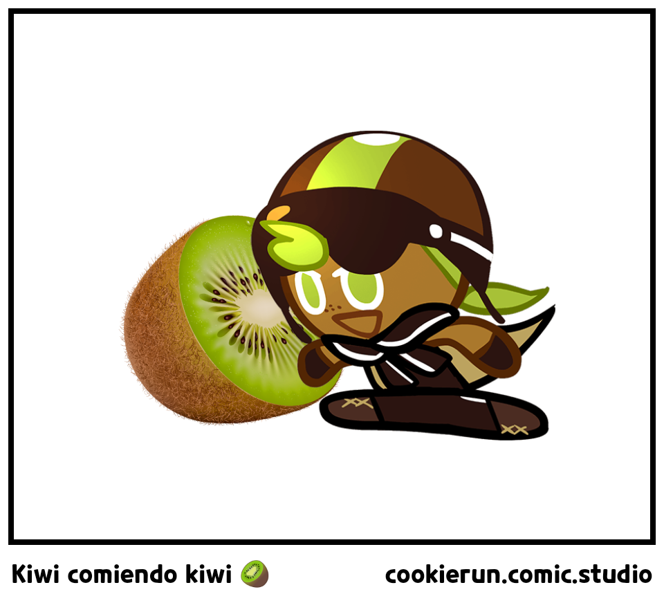 Kiwi comiendo kiwi 🥝