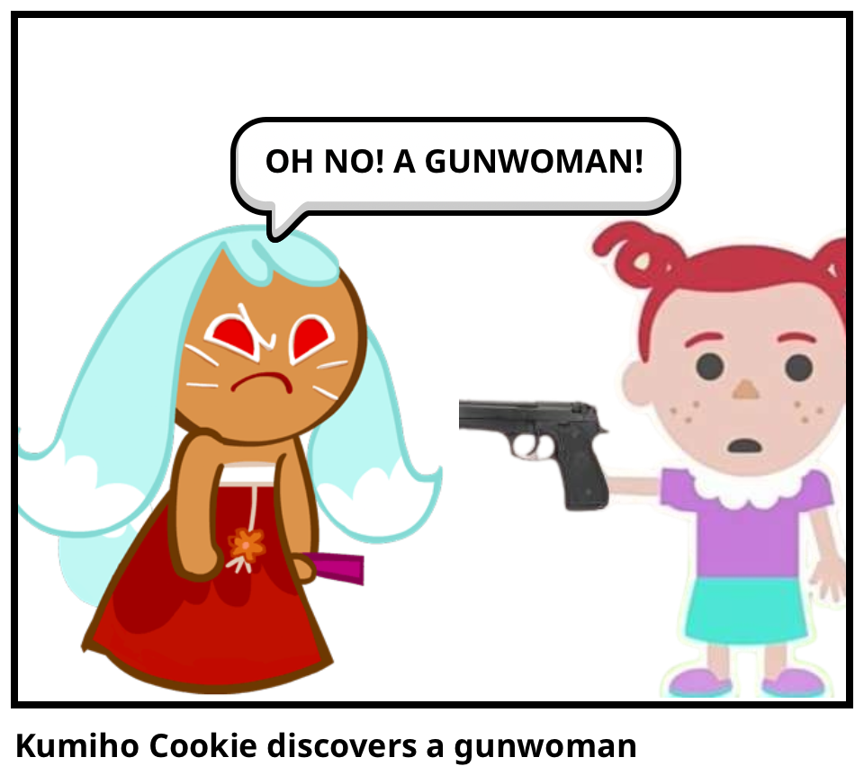 Kumiho Cookie discovers a gunwoman