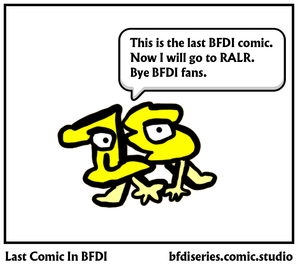 Last Comic In BFDI
