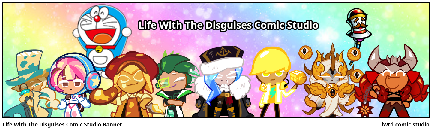 Life With The Disguises Comic Studio Banner