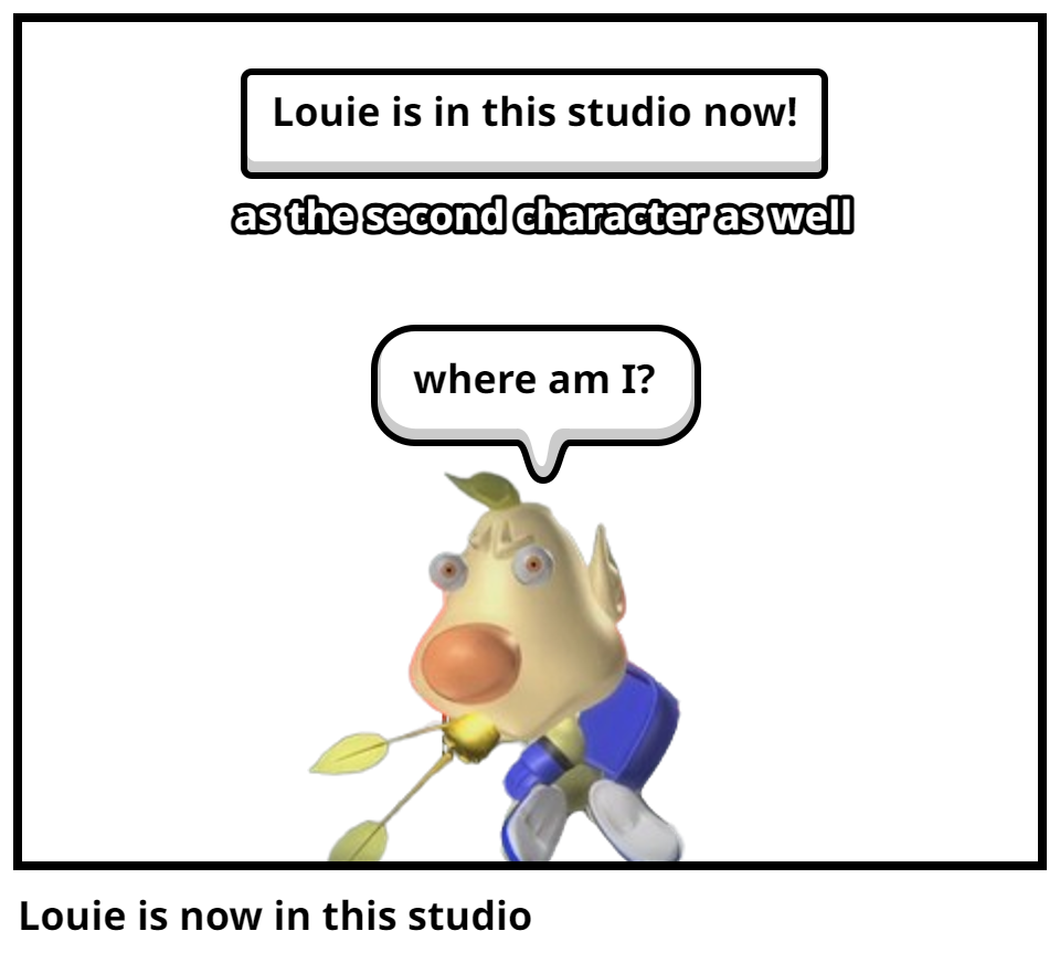 Louie is now in this studio