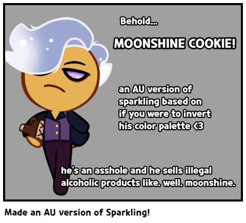 Made an AU version of Sparkling!