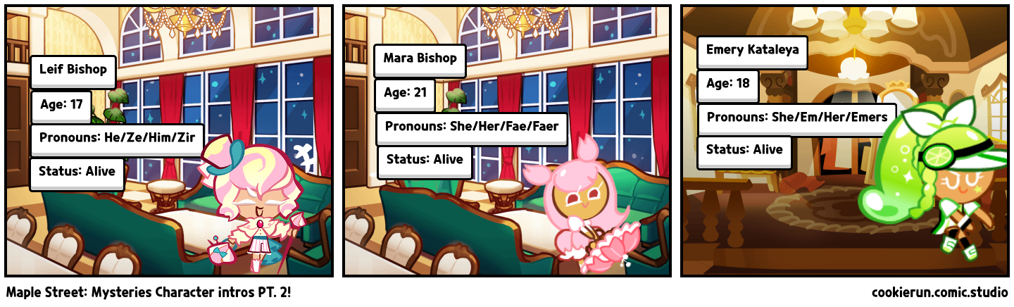 Maple Street: Mysteries Character intros PT. 2!