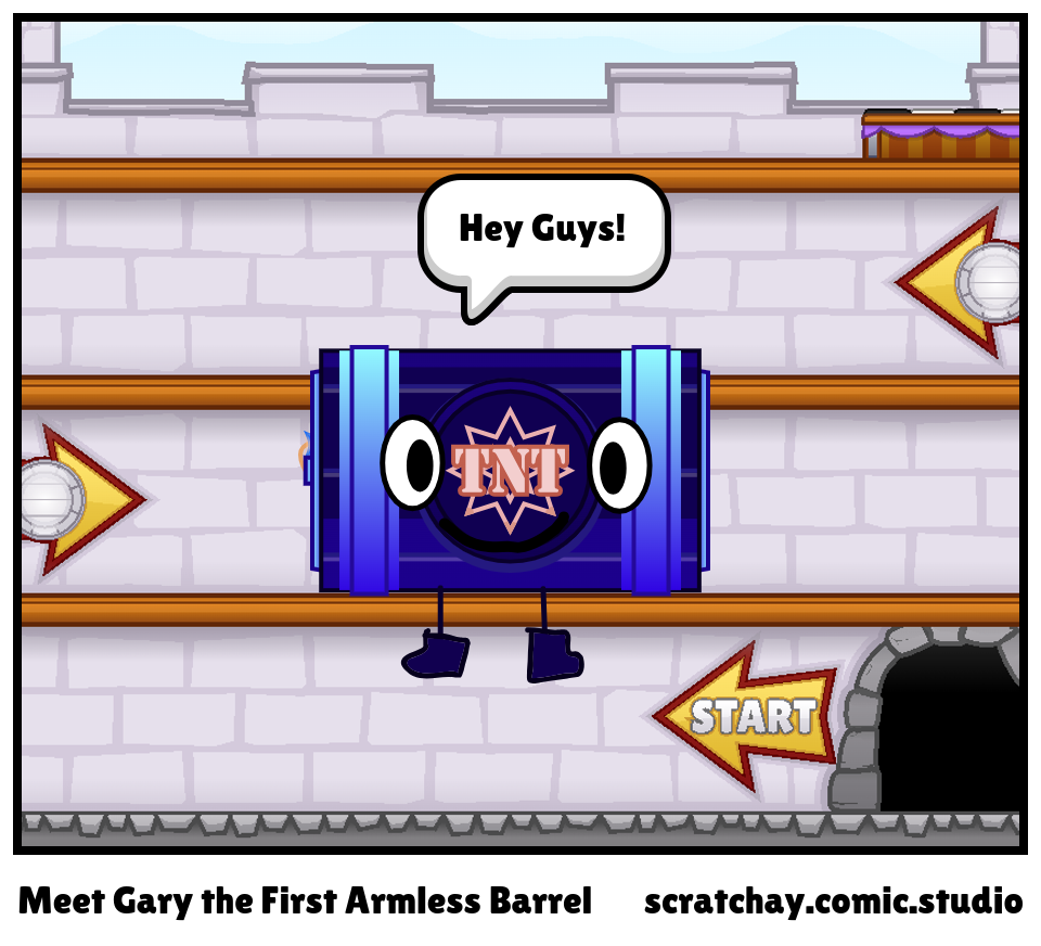 Meet Gary the First Armless Barrel