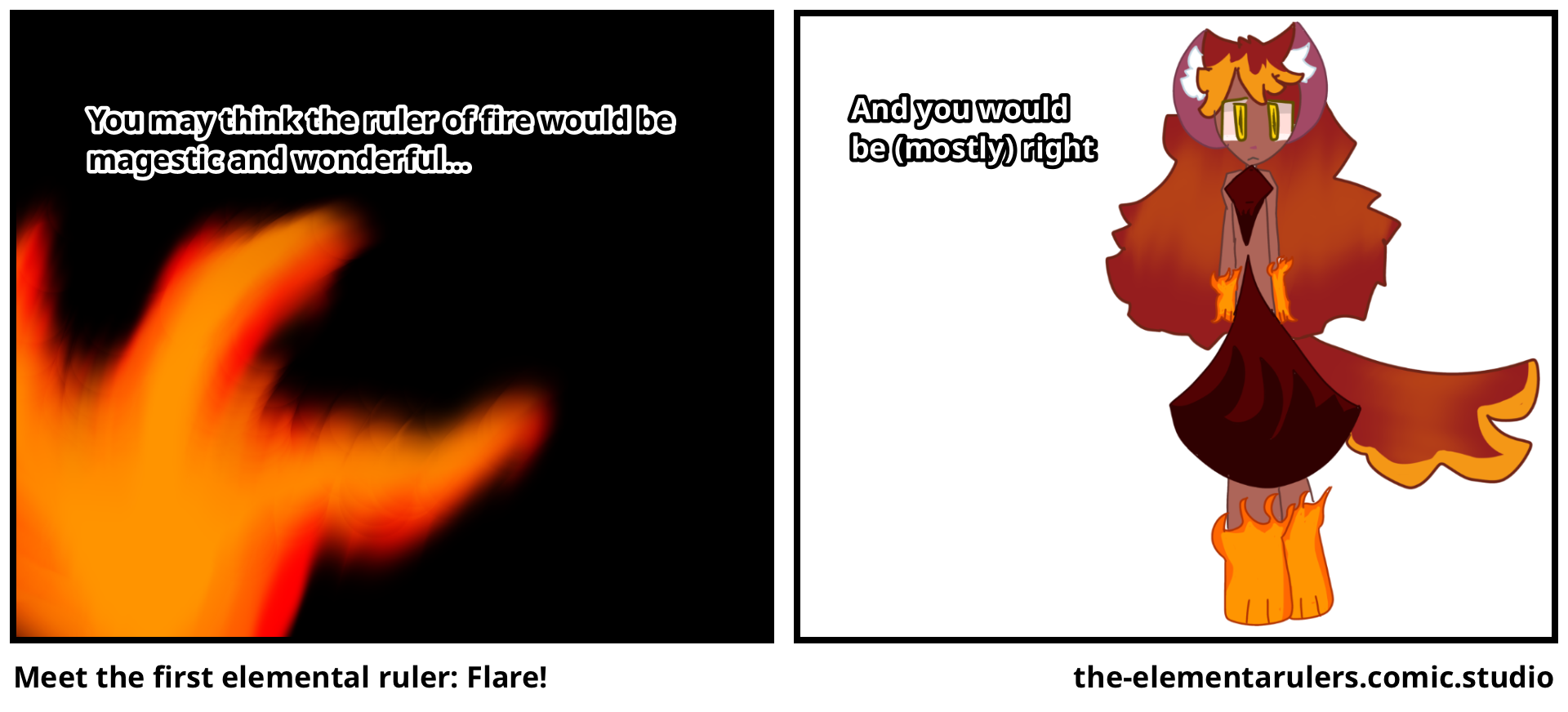 Meet the first elemental ruler: Flare!