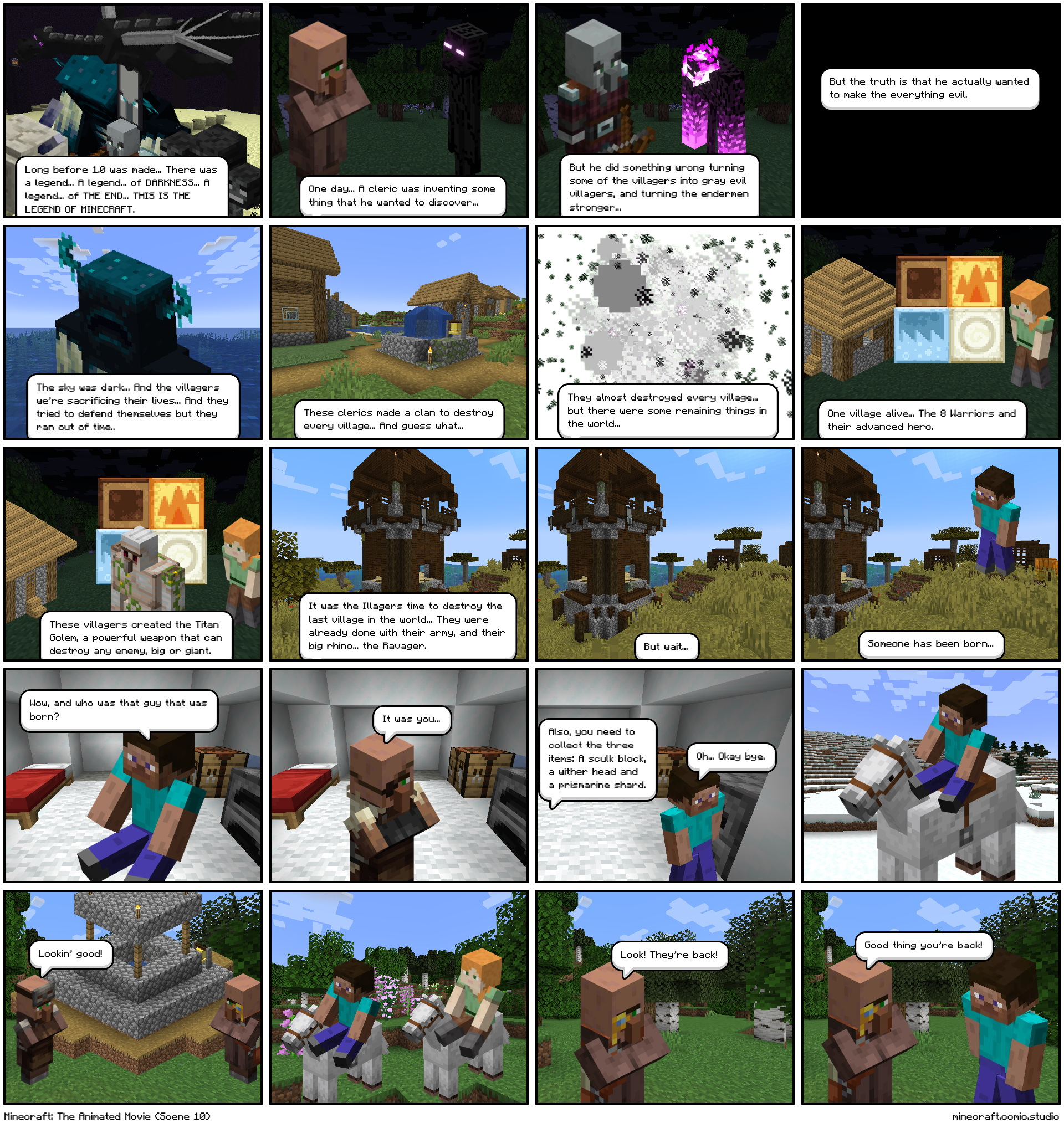 Minecraft: The Animated Movie (Scene 10)