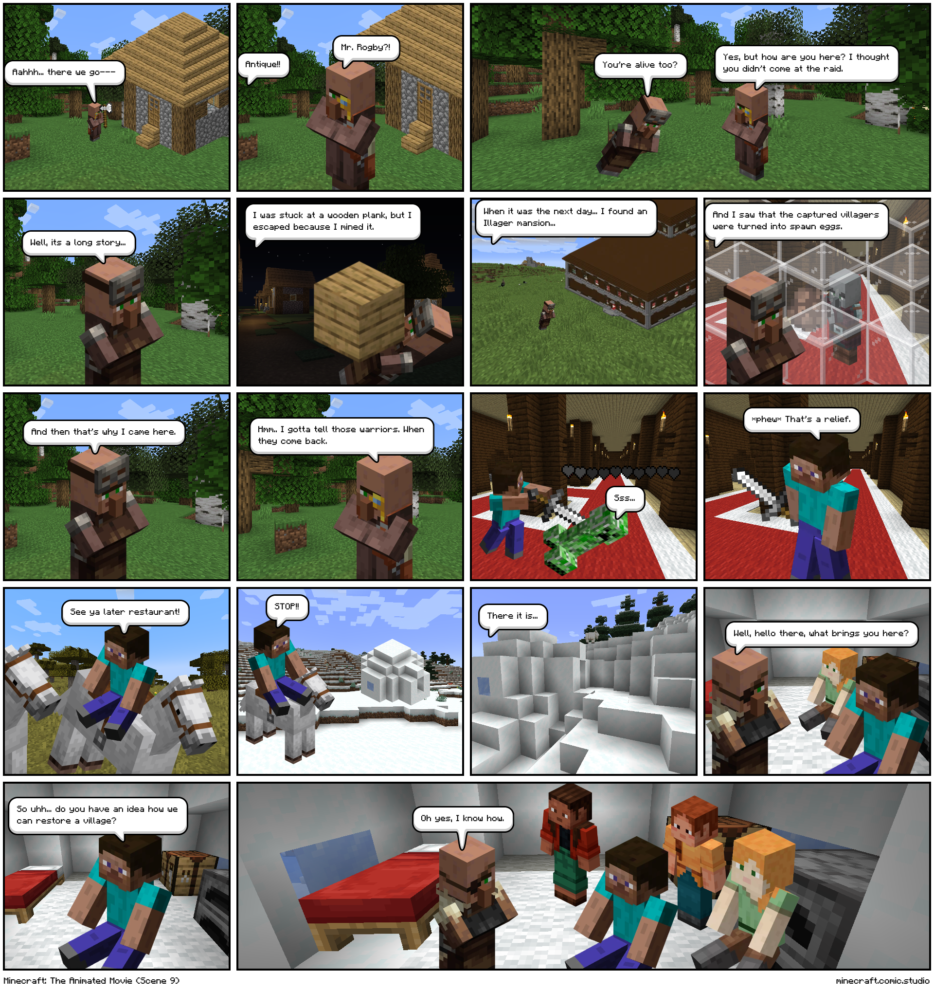 Minecraft: The Animated Movie (Scene 9)