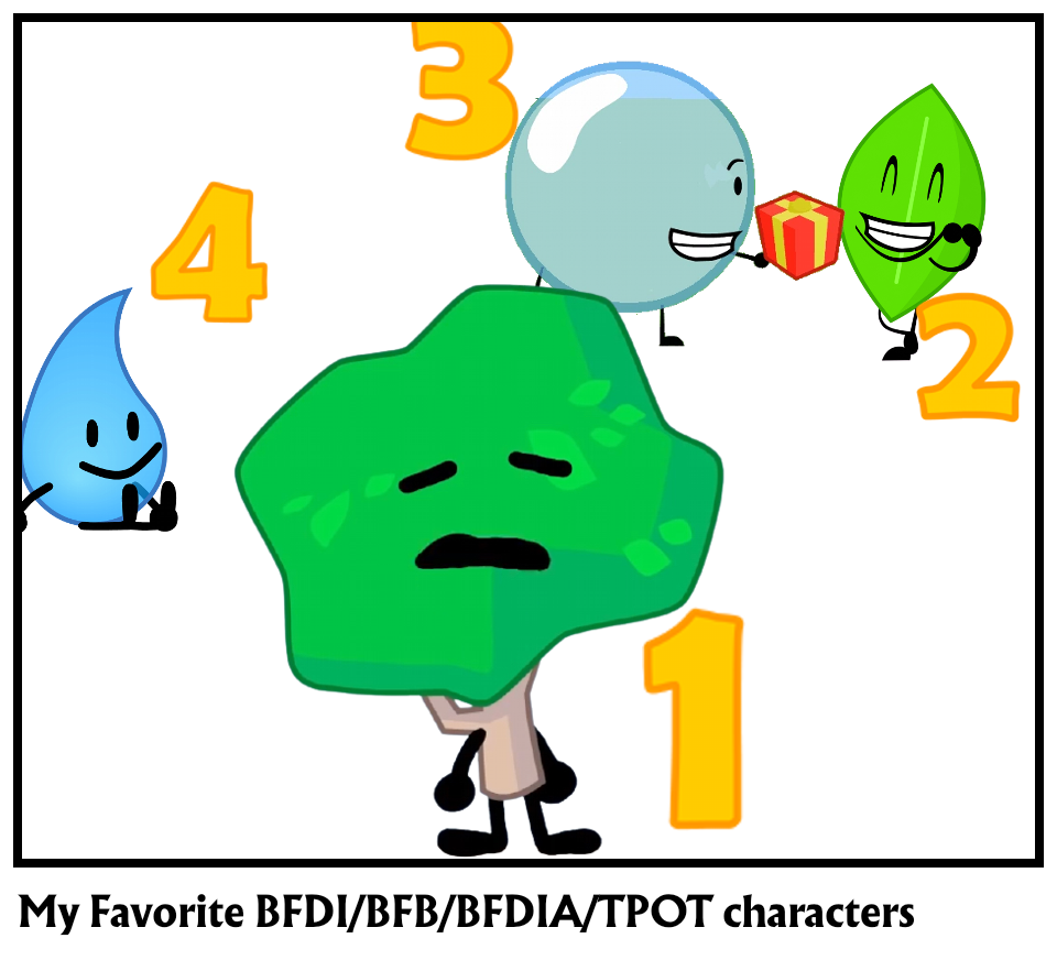 My Favorite BFDI/BFB/BFDIA/TPOT characters