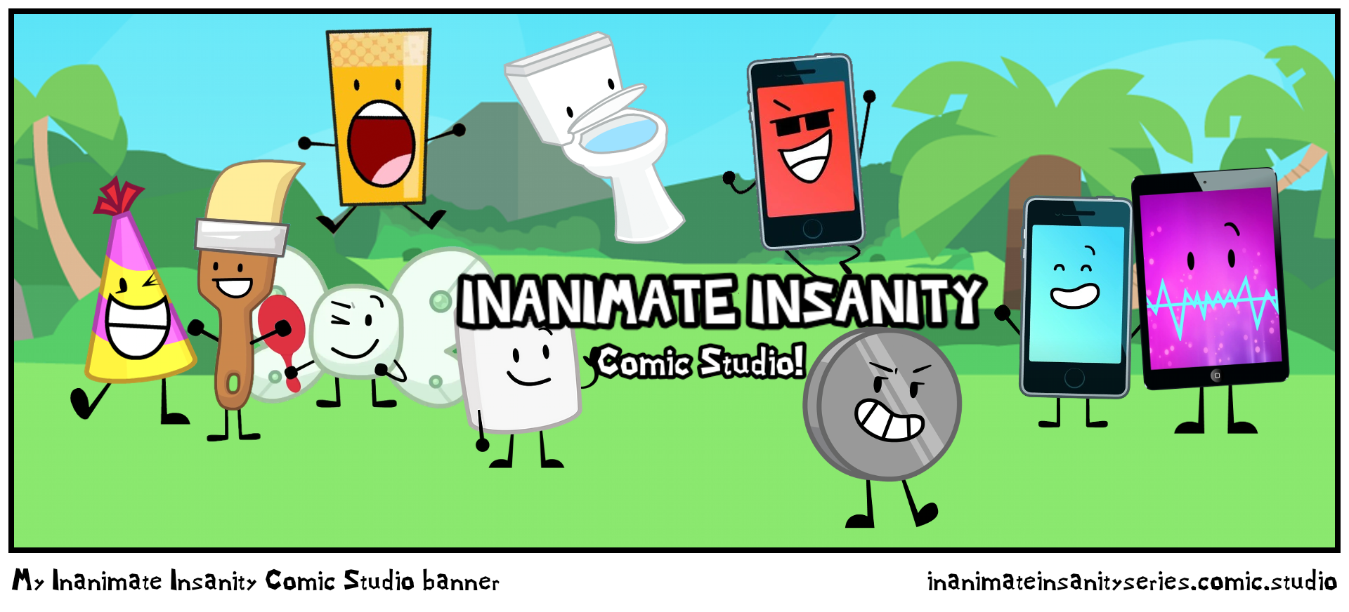 My Inanimate Insanity Comic Studio banner 