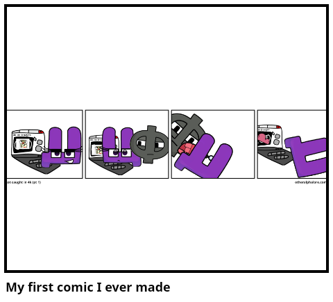 My first comic I ever made