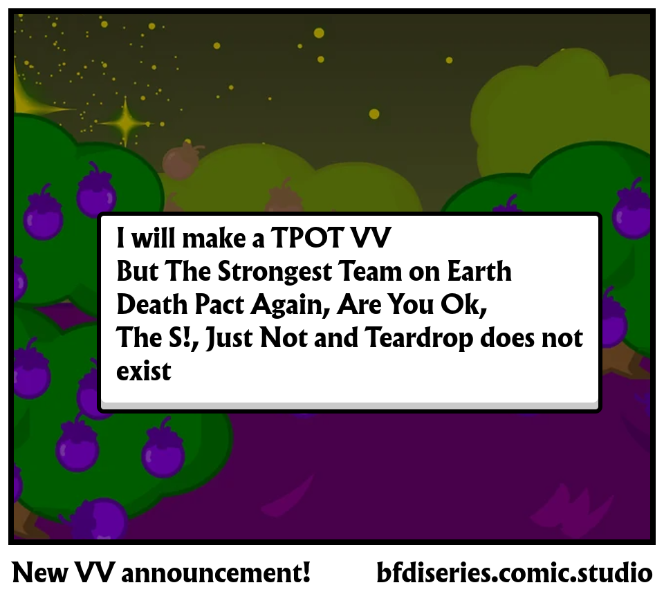 New VV announcement!