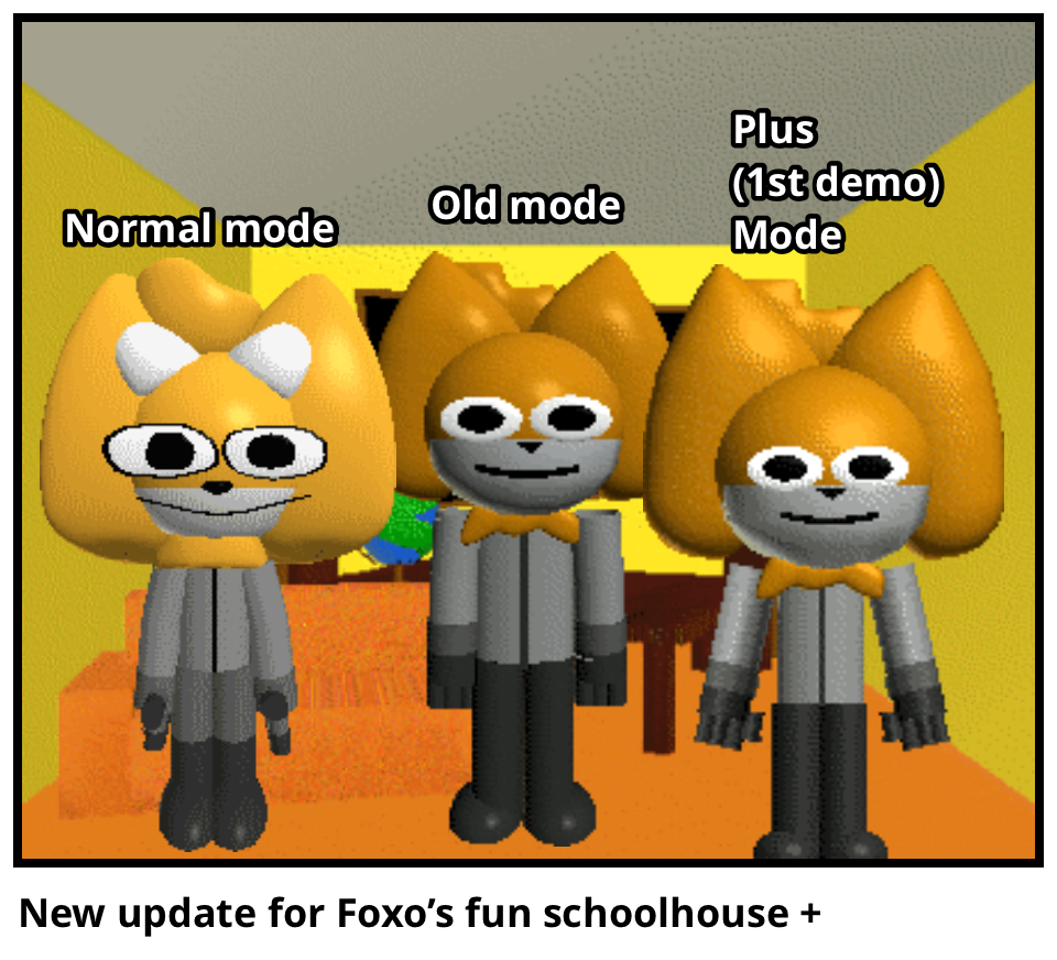 New update for Foxo’s fun schoolhouse +