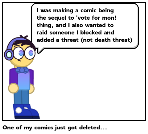 One of my comics just got deleted...