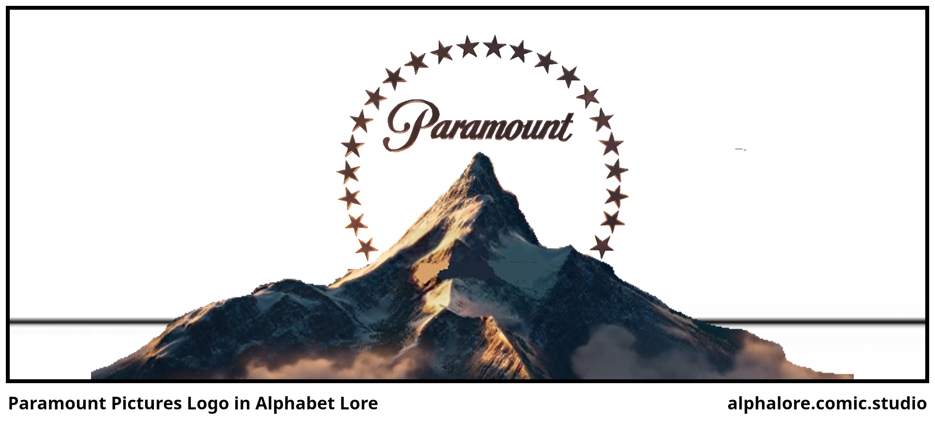 Paramount Pictures Logo in Alphabet Lore