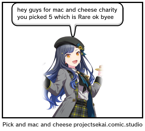 Pick and mac and cheese