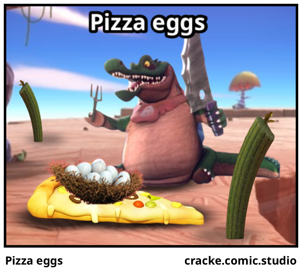 Pizza eggs