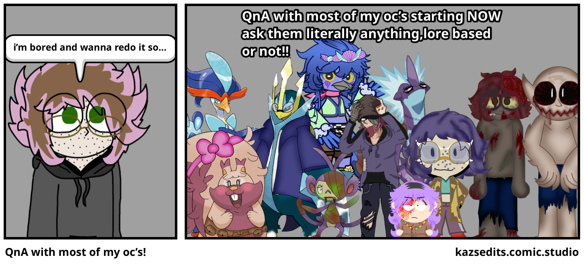 QnA with most of my oc’s!