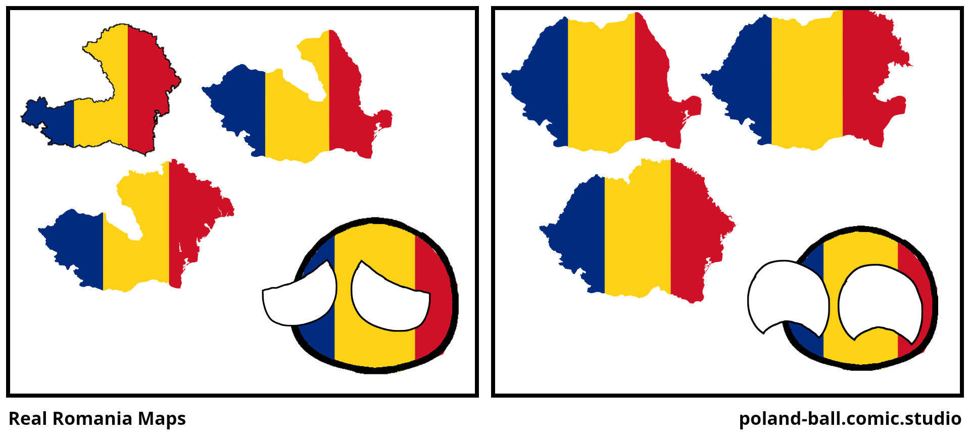 Real Romania Maps