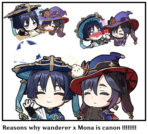 Reasons why wanderer x Mona is canon !!!!!!!!
