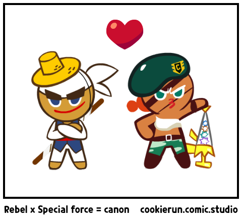 Rebel x Special force = canon