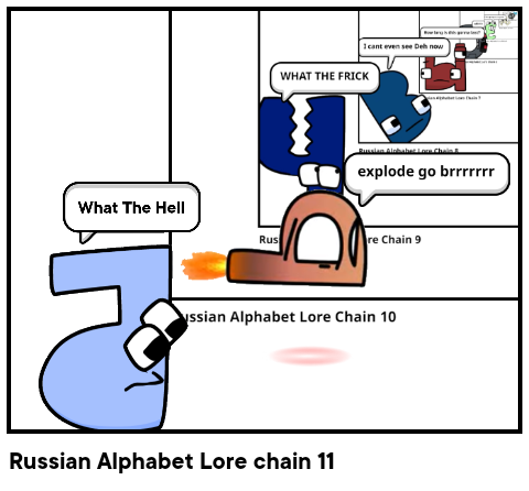 Russian Alphabet Lore chain 11