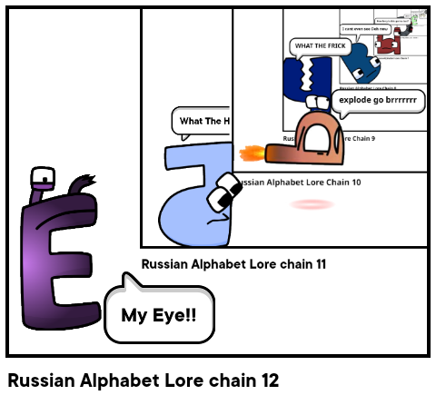 Russian Alphabet Lore chain 12