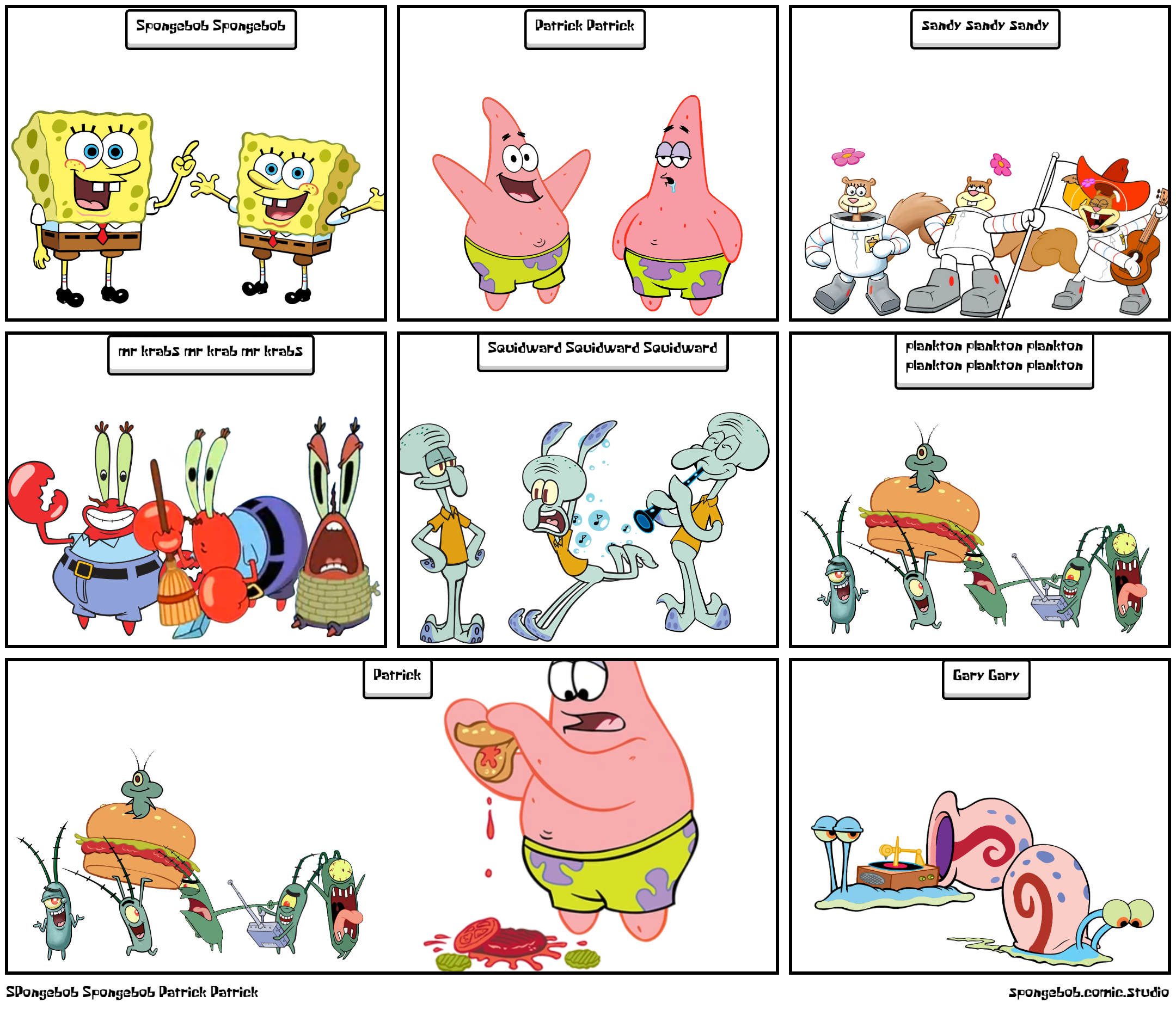 SPongebob Spongebob Patrick Patrick