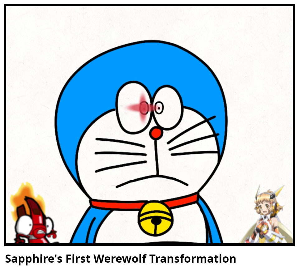 Sapphire's First Werewolf Transformation