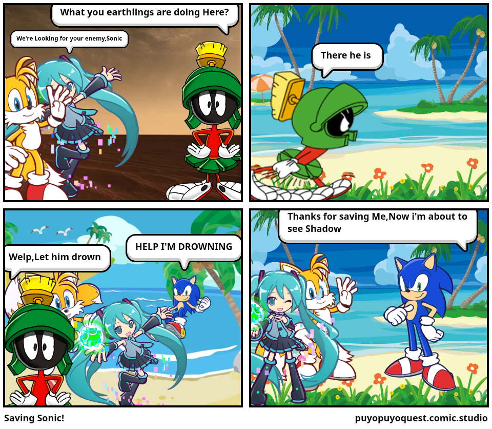 Saving Sonic!