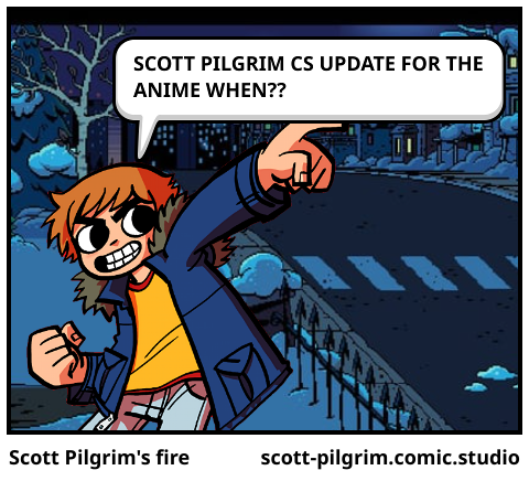 Scott Pilgrim's fire