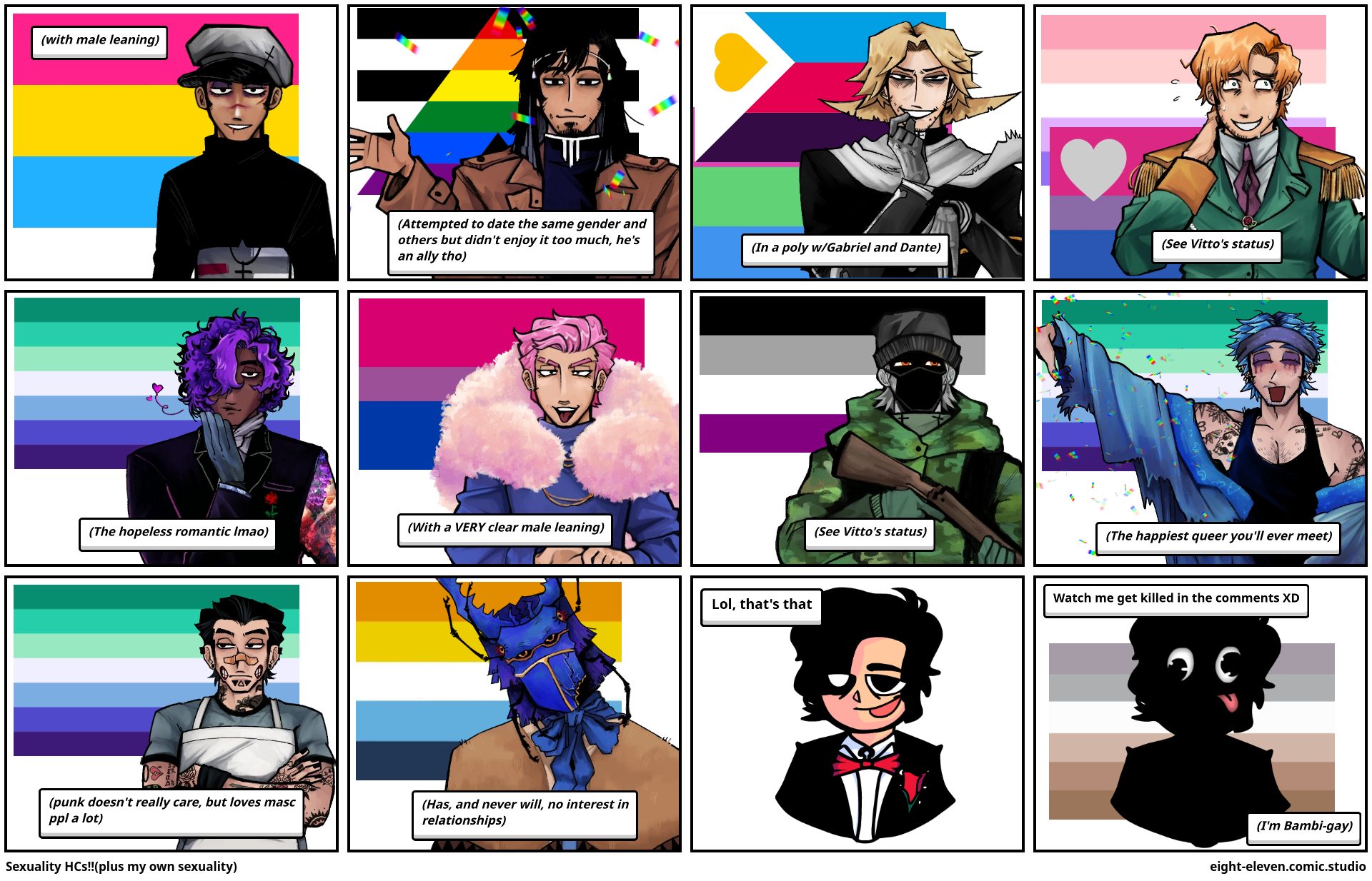 Sexuality HCs!!(plus my own sexuality)