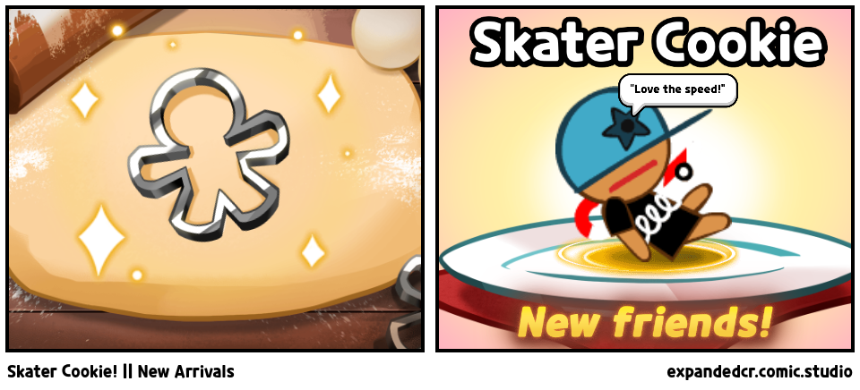 Skater Cookie! || New Arrivals