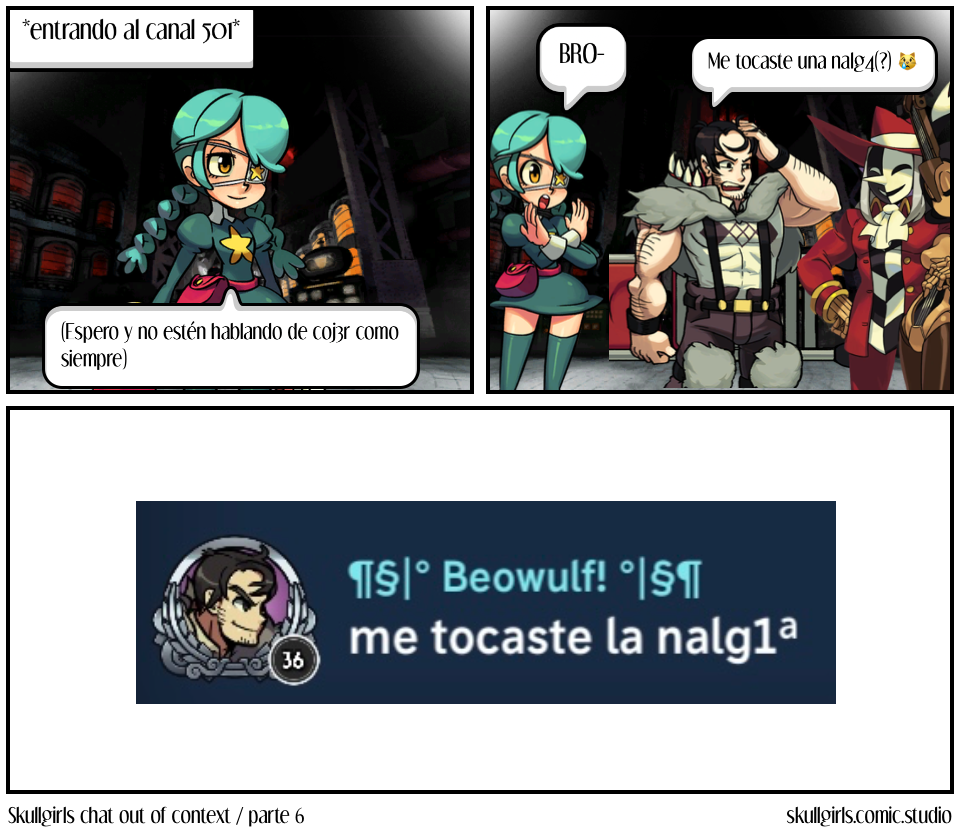 Skullgirls chat out of context / parte 6