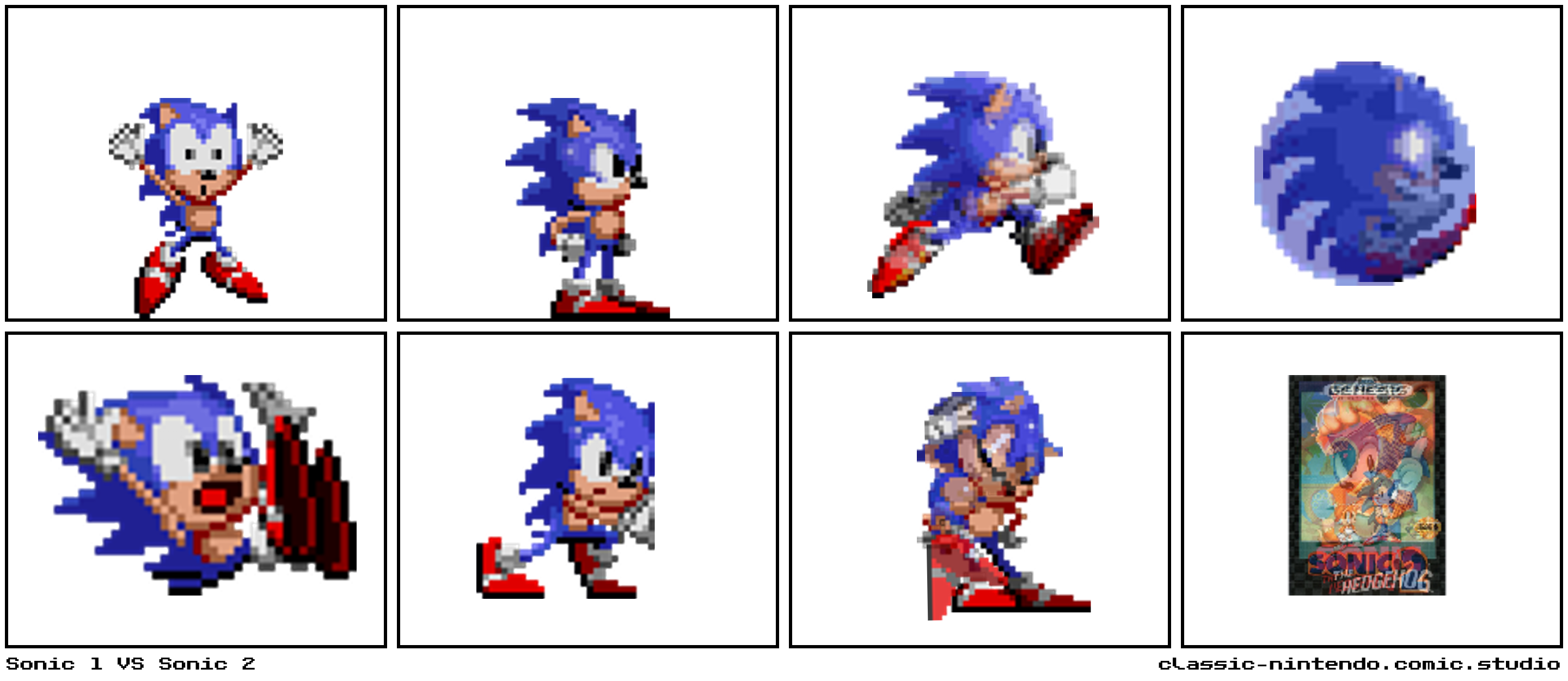 Sonic 1 VS Sonic 2