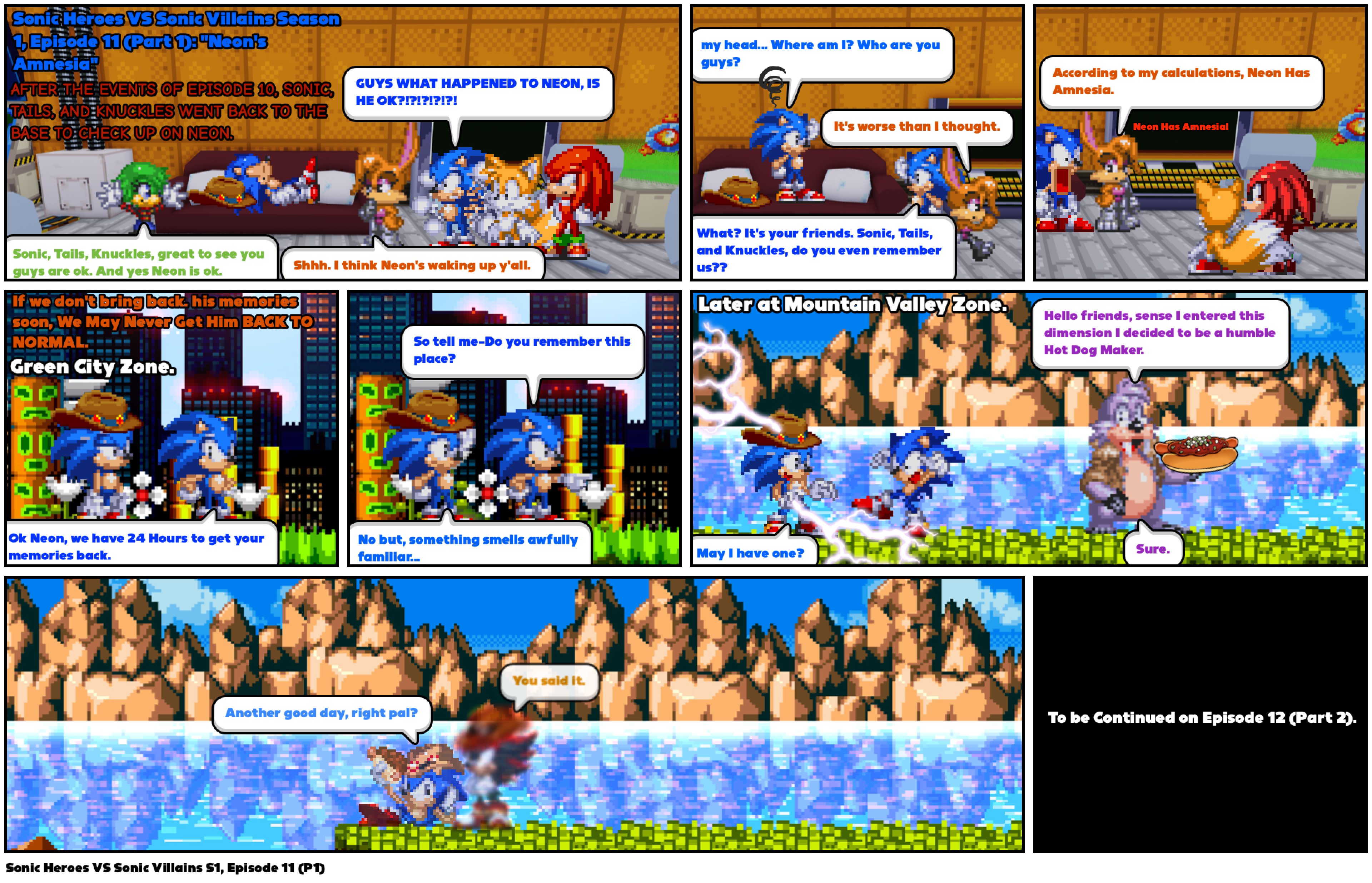 Sonic Heroes VS Sonic Villains S1, Episode 11 (P1)