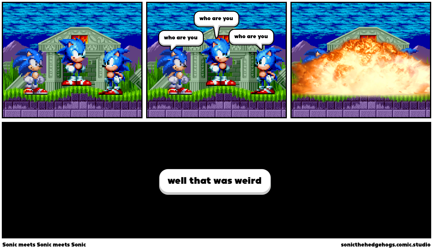 Sonic meets Sonic meets Sonic