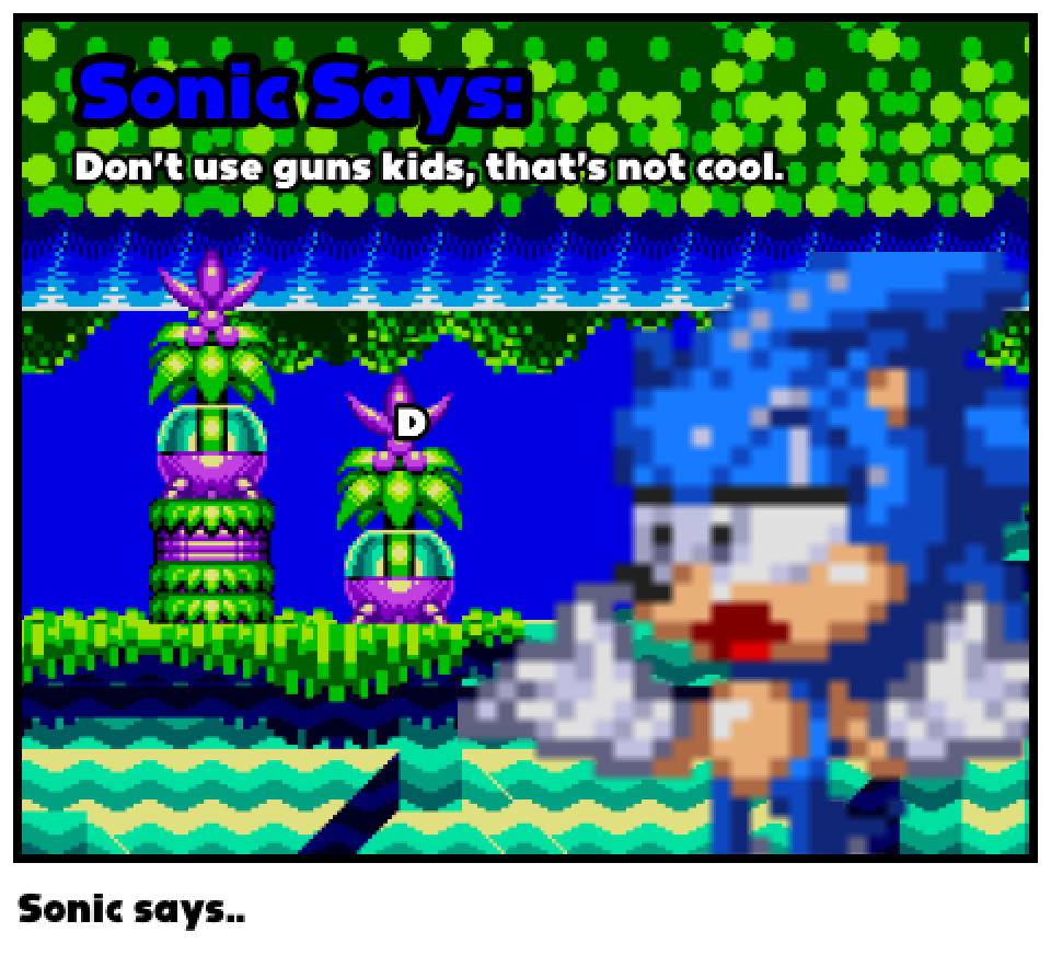 Sonic says..