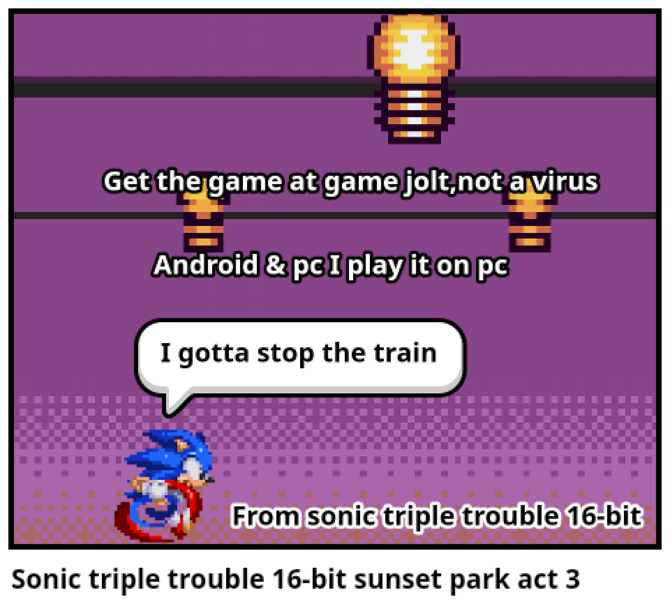 Sonic triple trouble 16-bit sunset park act 3