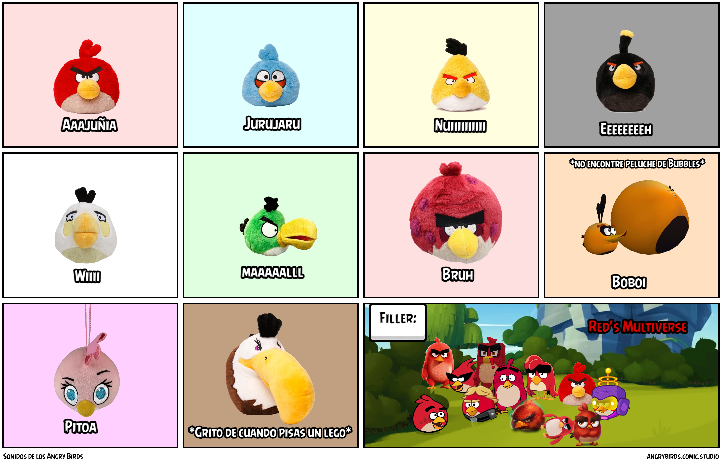 Sonidos de los Angry Birds