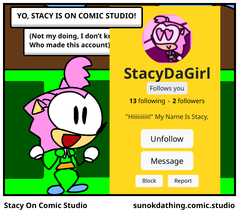 Stacy On Comic Studio